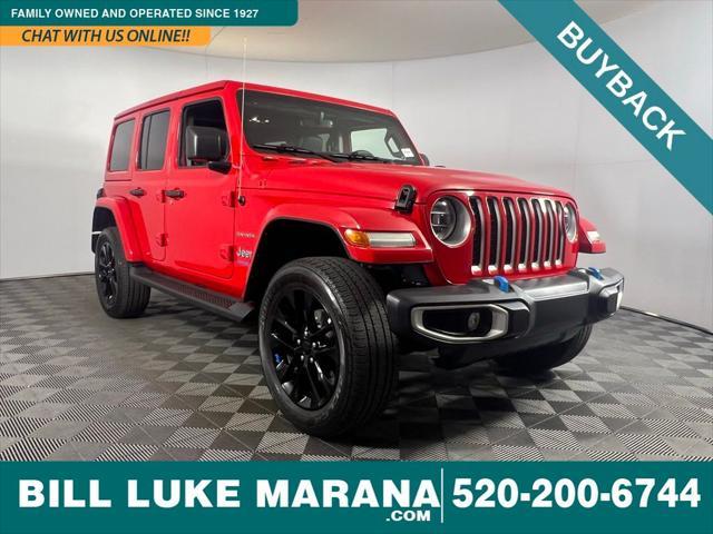 used 2022 Jeep Wrangler Unlimited car, priced at $32,075