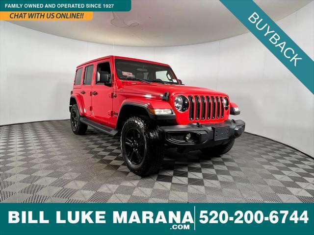 used 2021 Jeep Wrangler Unlimited car, priced at $32,475