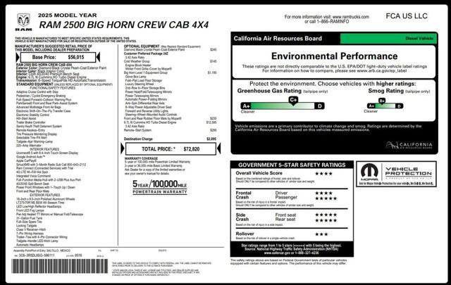 used 2025 Ram 2500 car, priced at $55,475