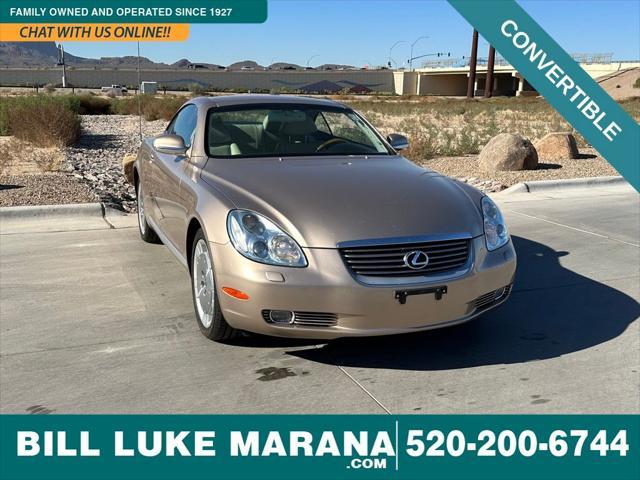 used 2002 Lexus SC 430 car, priced at $16,000