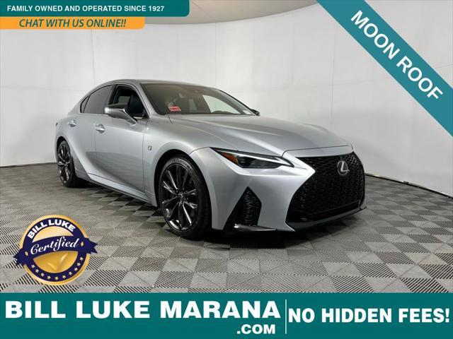 used 2023 Lexus IS 350 car, priced at $45,573