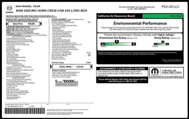 used 2024 Ram 3500 car, priced at $57,473
