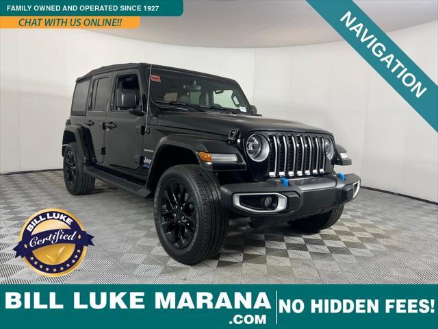 used 2022 Jeep Wrangler Unlimited 4xe car, priced at $29,573