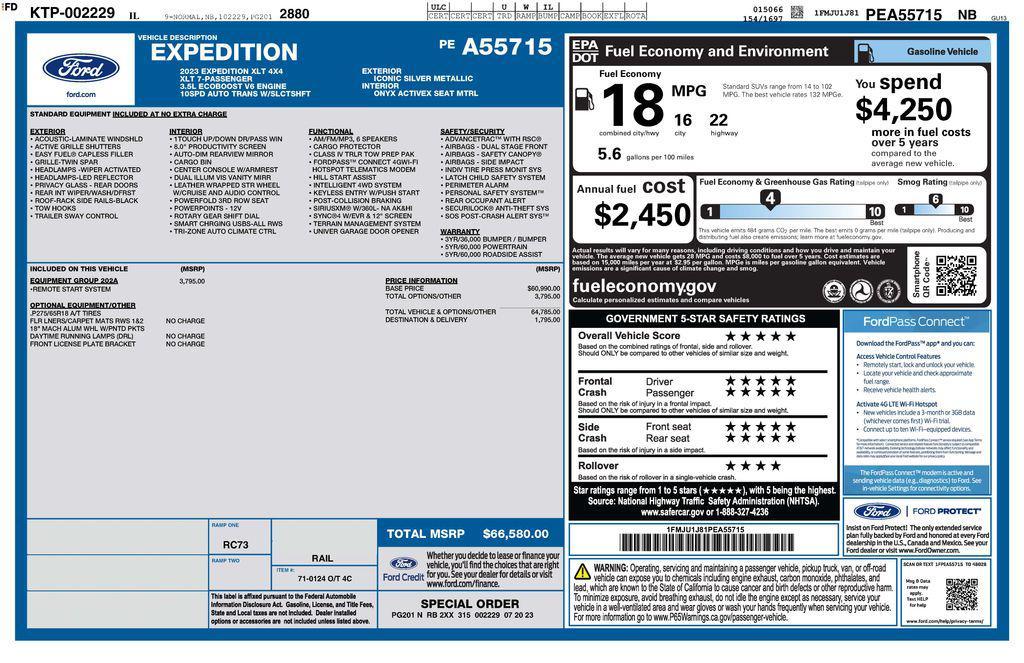 used 2023 Ford Expedition car, priced at $41,673