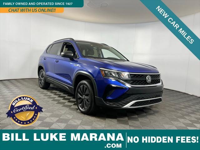 used 2023 Volkswagen Taos car, priced at $23,573