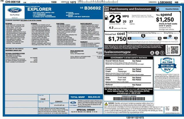 used 2020 Ford Explorer car, priced at $25,973