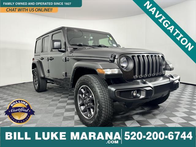 used 2021 Jeep Wrangler Unlimited car, priced at $33,973