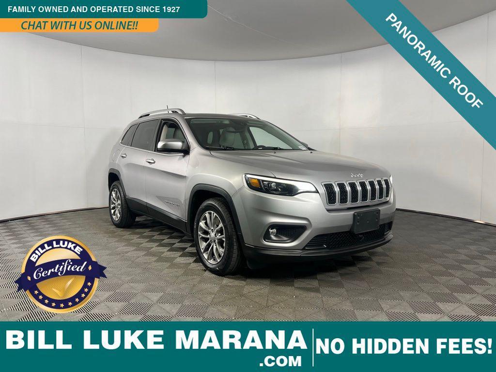 used 2021 Jeep Cherokee car, priced at $17,973