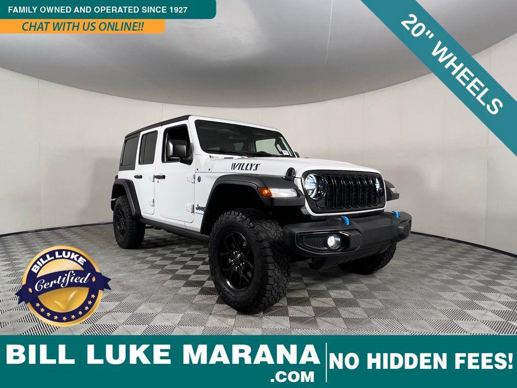 used 2024 Jeep Wrangler 4xe car, priced at $36,173
