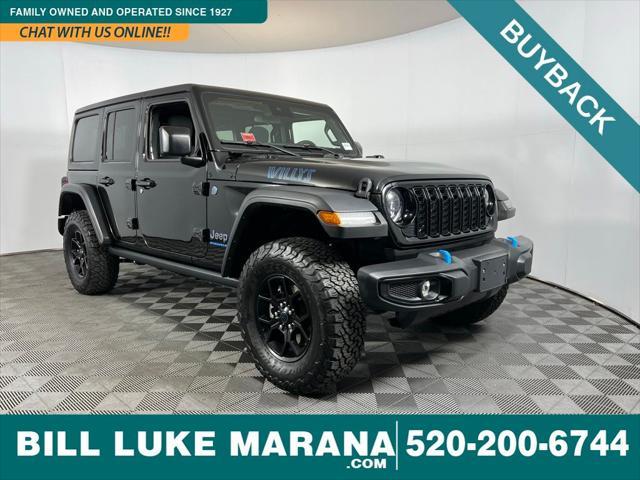 used 2024 Jeep Wrangler 4xe car, priced at $33,475