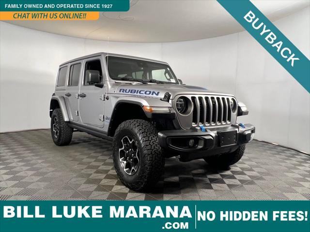 used 2021 Jeep Wrangler Unlimited 4xe car, priced at $33,675