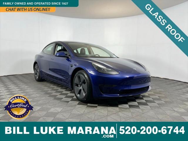 used 2022 Tesla Model 3 car, priced at $25,573