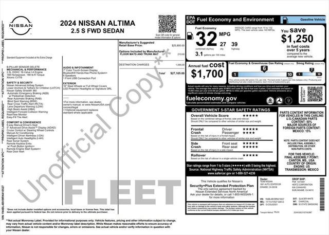 used 2024 Nissan Altima car, priced at $19,173