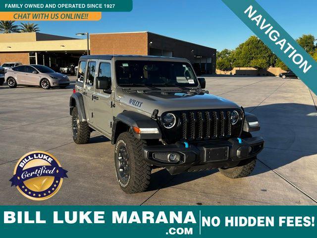 used 2023 Jeep Wrangler 4xe car, priced at $33,373