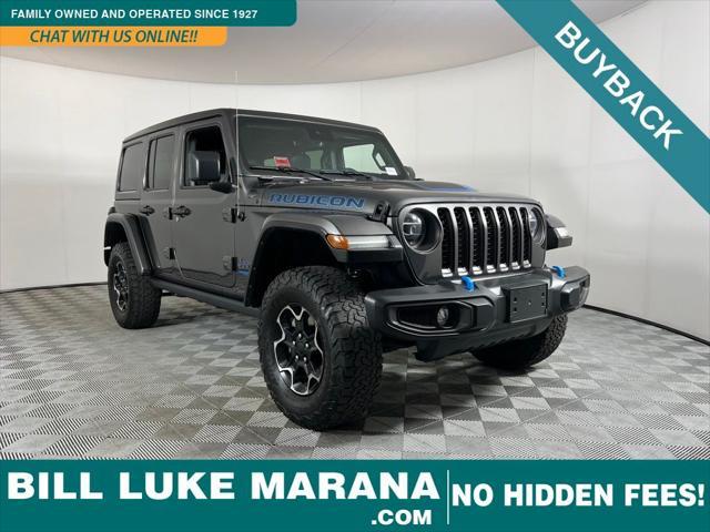 used 2021 Jeep Wrangler Unlimited 4xe car, priced at $29,075