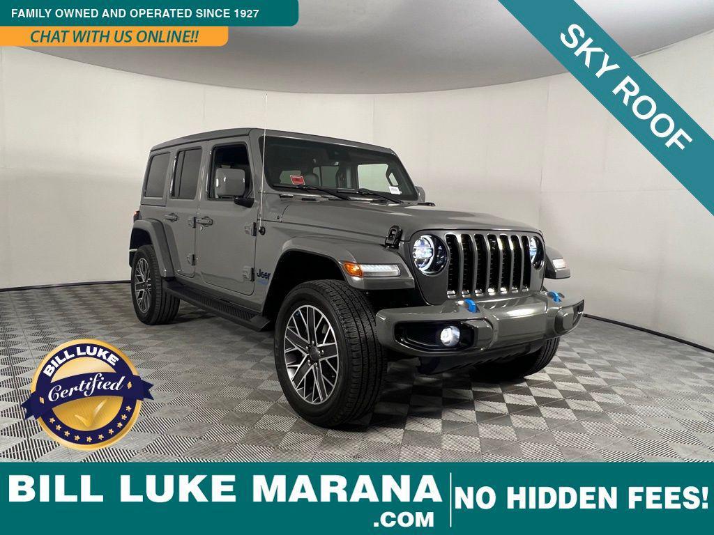 used 2022 Jeep Wrangler Unlimited 4xe car, priced at $40,673