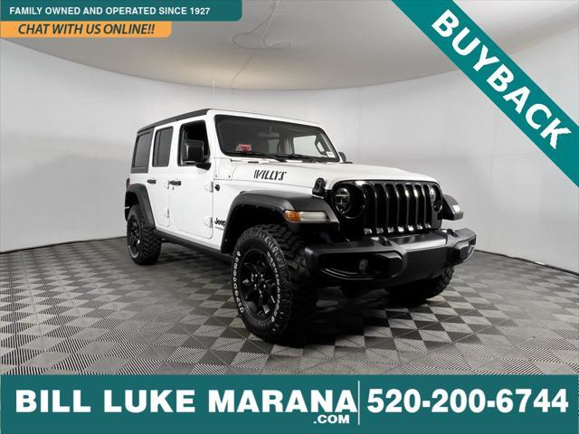 used 2021 Jeep Wrangler car, priced at $31,975
