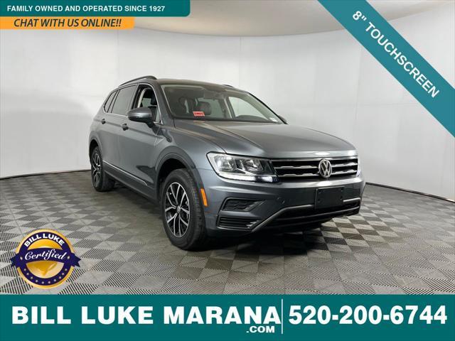 used 2021 Volkswagen Tiguan car, priced at $19,573