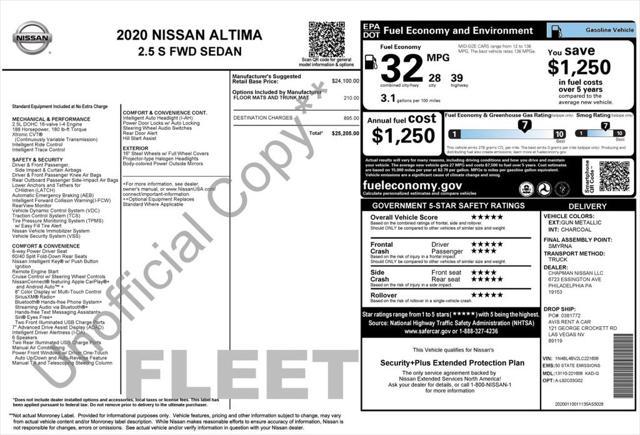 used 2020 Nissan Altima car, priced at $13,573