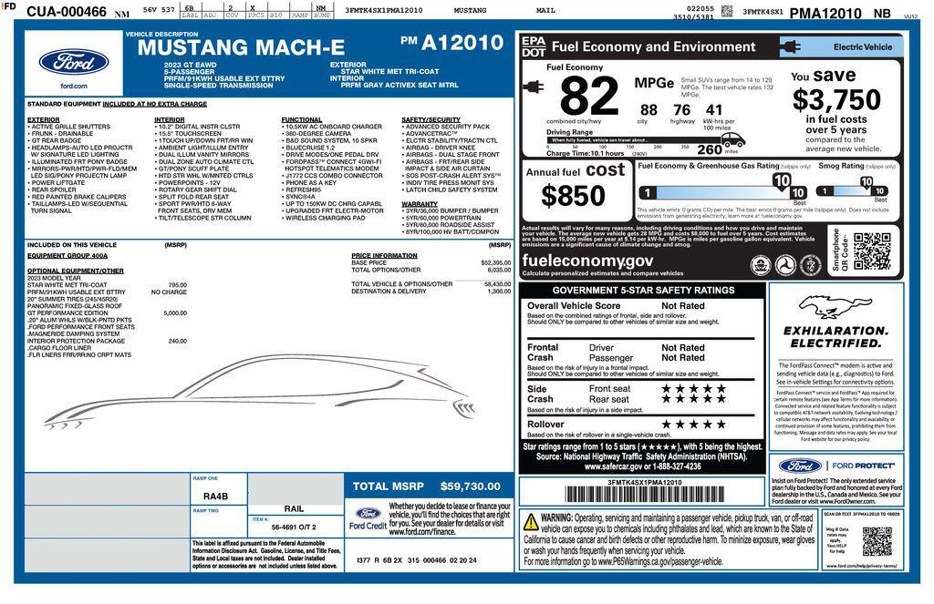 used 2023 Ford Mustang Mach-E car, priced at $34,973