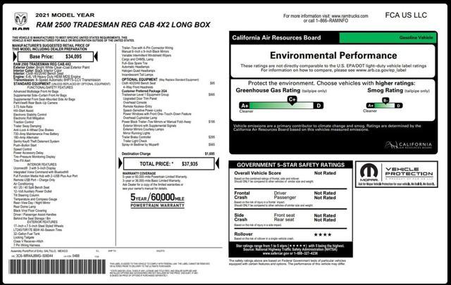 used 2021 Ram 2500 car, priced at $29,973