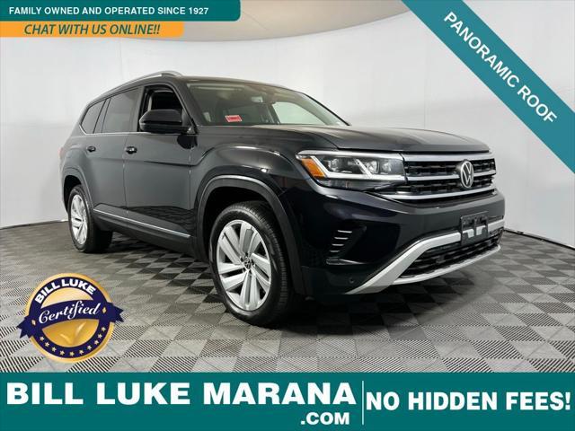 used 2021 Volkswagen Atlas car, priced at $23,873