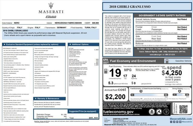 used 2018 Maserati Ghibli car, priced at $32,995