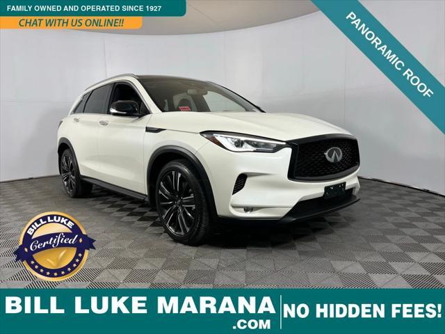 used 2022 INFINITI QX50 car, priced at $29,273
