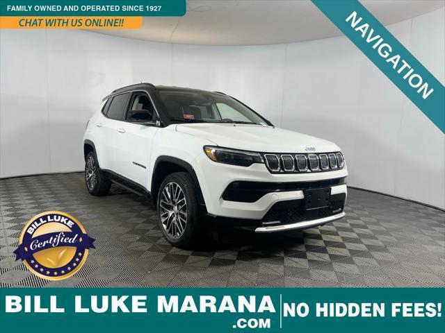 used 2022 Jeep Compass car, priced at $22,473