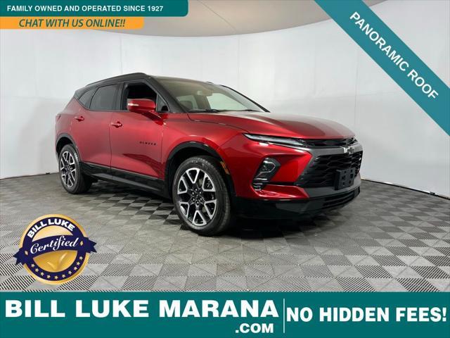used 2024 Chevrolet Blazer car, priced at $34,873