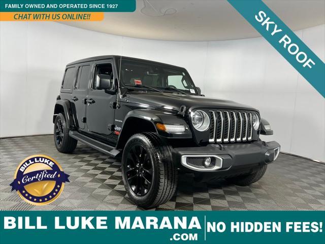 used 2022 Jeep Wrangler Unlimited 4xe car, priced at $31,473