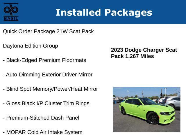 used 2023 Dodge Charger car, priced at $51,500