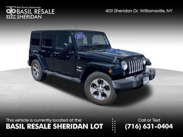 used 2016 Jeep Wrangler Unlimited car, priced at $23,400
