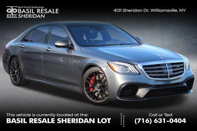 used 2019 Mercedes-Benz AMG S 63 car, priced at $73,000