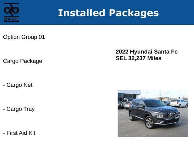 used 2022 Hyundai Santa Fe car, priced at $24,200