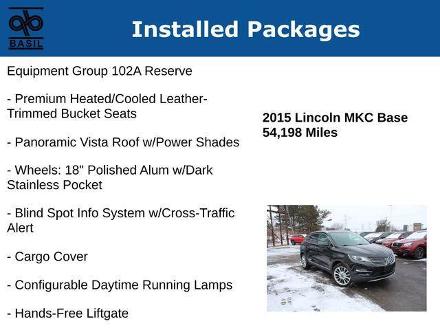 used 2015 Lincoln MKC car