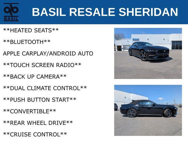 used 2024 Ford Mustang car, priced at $35,866