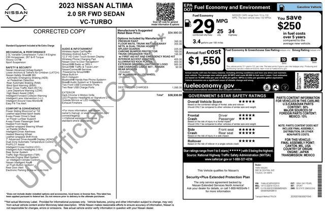 used 2023 Nissan Altima car, priced at $25,689