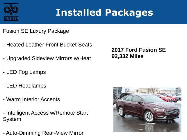 used 2017 Ford Fusion car, priced at $10,700