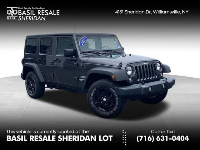 used 2017 Jeep Wrangler Unlimited car, priced at $25,500