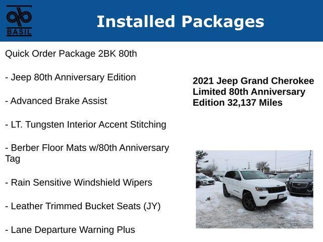 used 2021 Jeep Grand Cherokee car, priced at $30,400