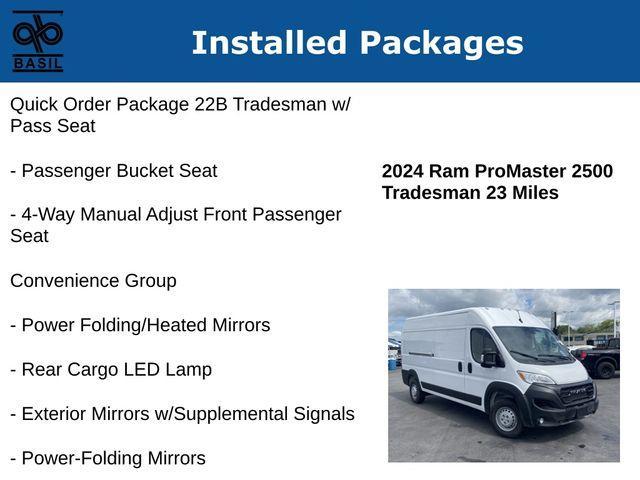 used 2024 Ram ProMaster 2500 car, priced at $46,700