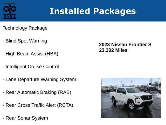 used 2023 Nissan Frontier car, priced at $28,300