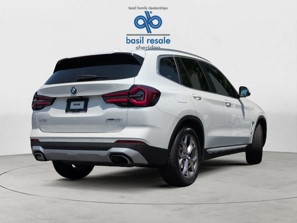 used 2022 BMW X3 car, priced at $38,500