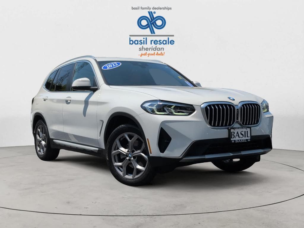 used 2022 BMW X3 car, priced at $38,500
