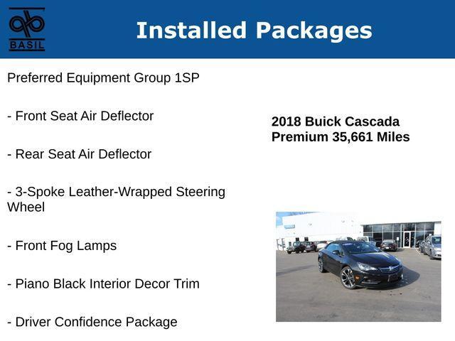 used 2018 Buick Cascada car, priced at $16,800