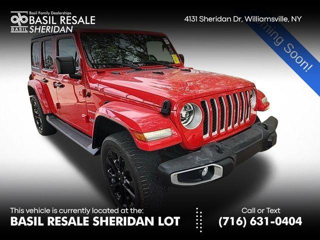 used 2021 Jeep Wrangler Unlimited 4xe car, priced at $32,000