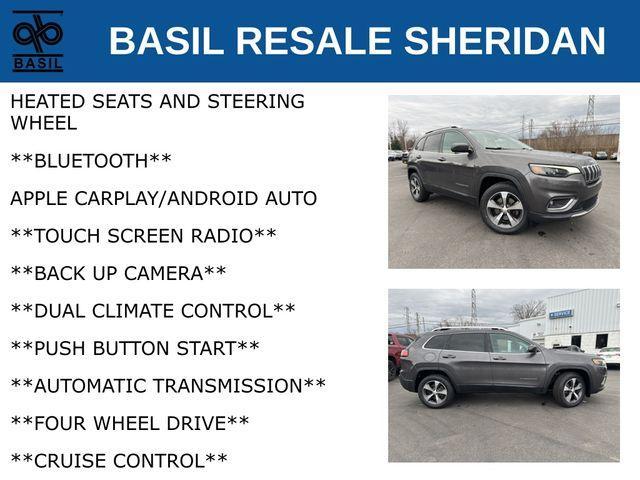 used 2019 Jeep Cherokee car, priced at $19,500