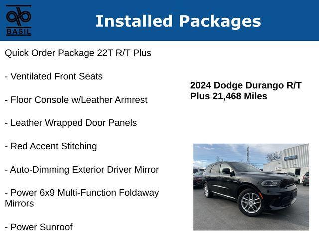 used 2024 Dodge Durango car, priced at $45,500