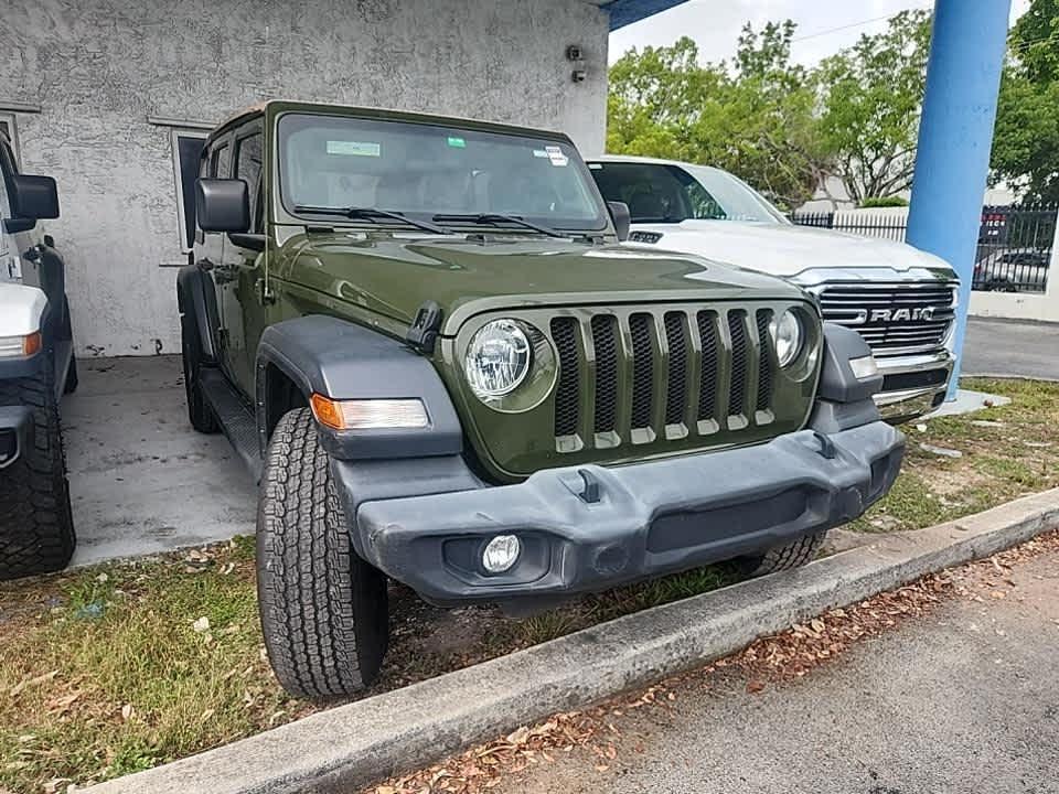 used 2021 Jeep Wrangler Unlimited car, priced at $29,600